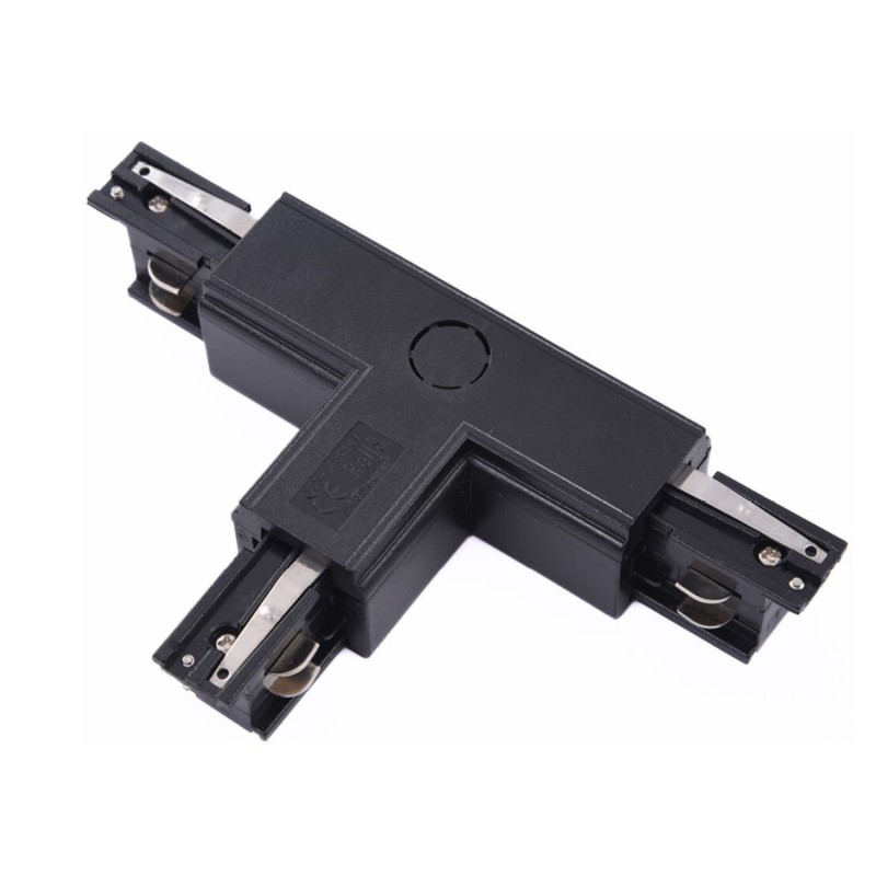 Zasilacz / złącze T lewe do szynoprzewodu TRACK 3LINE T LEFT Czarny Zasilacz / złącze T lewe do szynoprzewodu TRACK 3LINE T LEFT Czarny