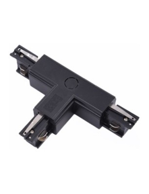 Zasilacz / złącze T prawe do szynoprzewodu TRACK 3LINE T RIGHT Czarny