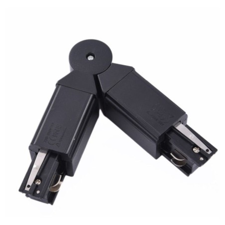 Złącze regulowane do szynoprzewodu TRACK 3LINE ADJUSTABLE Czarny