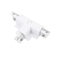 Zasilacz / złącze T prawe do szynoprzewodu podtynkowe TRACK 3LINE T RIGHT GIPS Biały