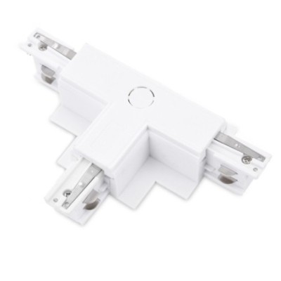 Zasilacz / złącze T prawe do szynoprzewodu podtynkowe TRACK 3LINE T RIGHT GIPS Biały