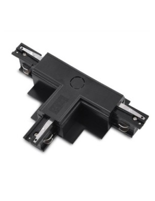 Zasilacz / złącze T prawe do szynoprzewodu podtynkowe TRACK 3LINE T RIGHT GIPS Czarny