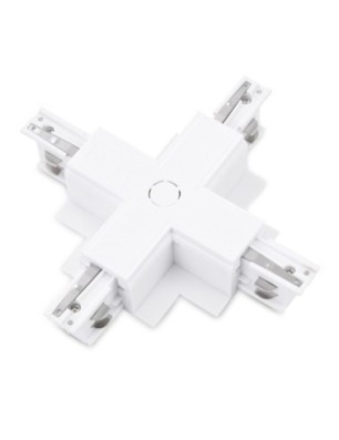 Zasilacz / złącze X do szynoprzewodu podtynkowego TRACK 3LINE X GIPS Biały
