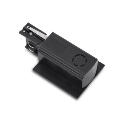 Zasilacz końcowy podtynkowy TRACK 3LINE END POWER LEFT GIPS Czarny