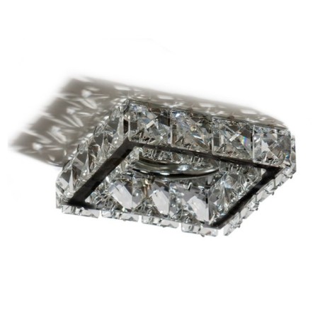 ESTER SQUARE 1 Czarny / kryształ