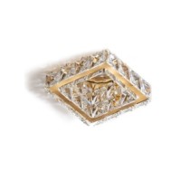 ESTER SQUARE 1 Złoty / kryształ