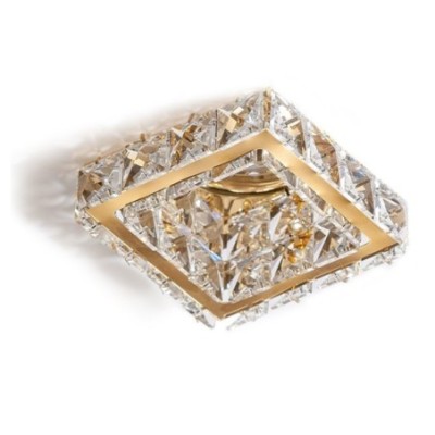 ESTER SQUARE 1 Złoty / kryształ