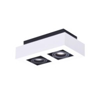 NIKEA 2 GU10  Biały / Czarny