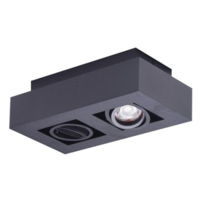 NIKEA 2 GU10  Czarny / Czarny