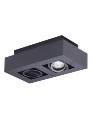 NIKEA 2 GU10  Czarny / Czarny