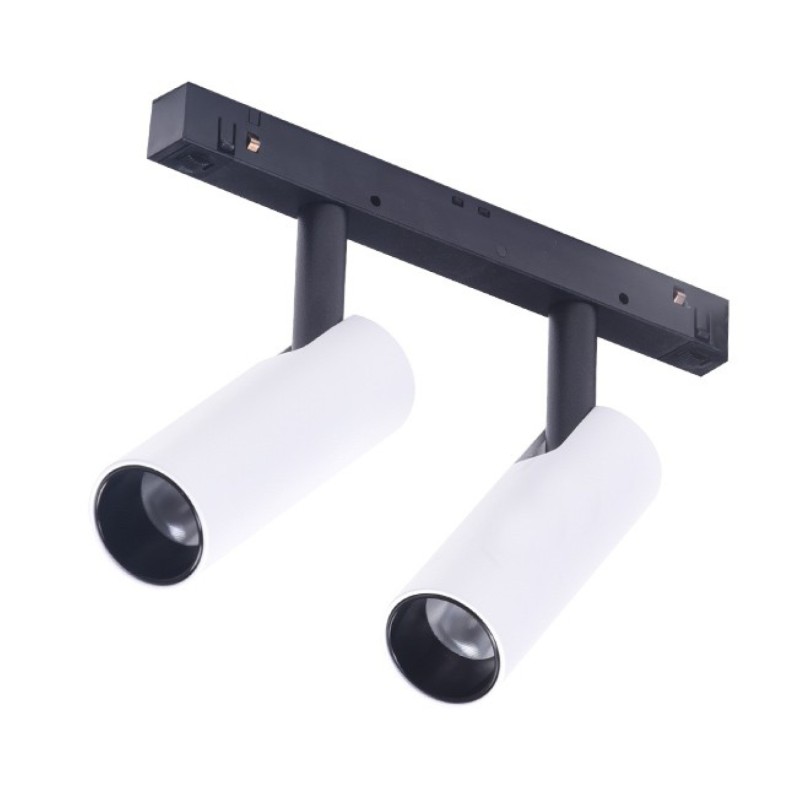 Alfa NIKO 2 TRACK MAGNETIC 2x7W Biały / Czarny