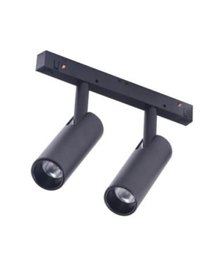 Alfa NIKO 2 TRACK MAGNETIC 2x7W Czarny / Czarny