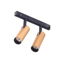 Alfa NIKO 2 TRACK MAGNETIC 2x7W Złoty / czarny