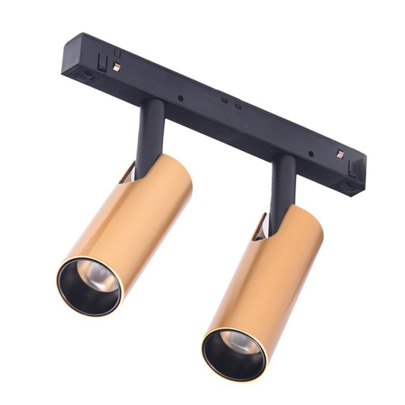 Alfa NIKO 2 TRACK MAGNETIC 2x7W Złoty / czarny Alfa NIKO 2 TRACK MAGNETIC 2x7W Złoty / czarny