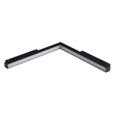 Alfa SAGA 30 TRACK MAGNETIC CORNER B  24W MILKY 120 Czarny