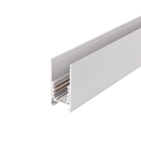 Alfa szynoprzewód dwufazowy magnetyczny profil TRACK MAGNETIC 52 + zaślepki końcowe Biały