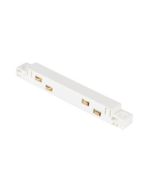 Alfa Złączka elektryczna do szyny magnetycznej dwufazowej TRACK MAGNETIC STRAIGHT Biały