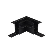 Alfa Złącze L do szyny magnetycznej dwufazowej TRACK MAGNETIC 52 CORNER 90 GIPS2 Czarny