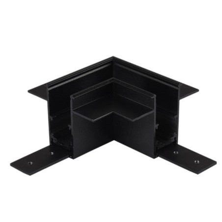 Alfa Złącze L do szyny magnetycznej dwufazowej TRACK MAGNETIC 52 CORNER 90 GIPS2 Czarny