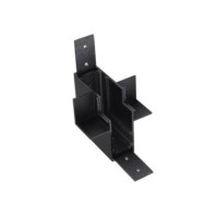 Alfa Złącze scienne L do szyny magnetycznej dwufazowej TRACK MAGNETIC 52 INNER CORNER90 GIPS2 Czarny