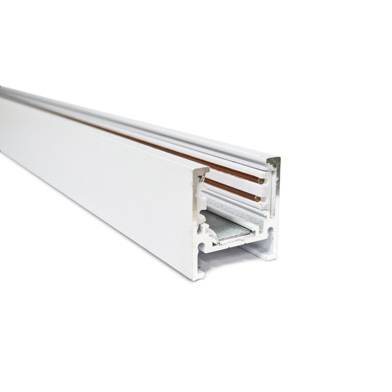 Alfa szynoprzewód dwufazowy magnetyczny profil TRACK MAGNETIC 27 + zaślepki końcowe Biały Alfa szynoprzewód dwufazowy magnetyczny profil TRACK MAGNETIC 27 + zaślepki końcowe Biały