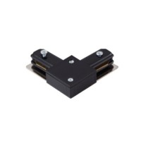 Złączka L do szyny montażowej TRACK 1LINE L CONNECTOR Czarny