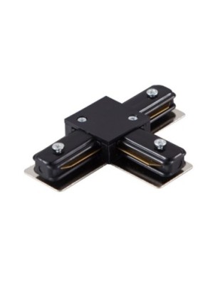 Złączka do szyny montażowej TRACK 1LINE STRAIGHT CONNECTOR Czarny