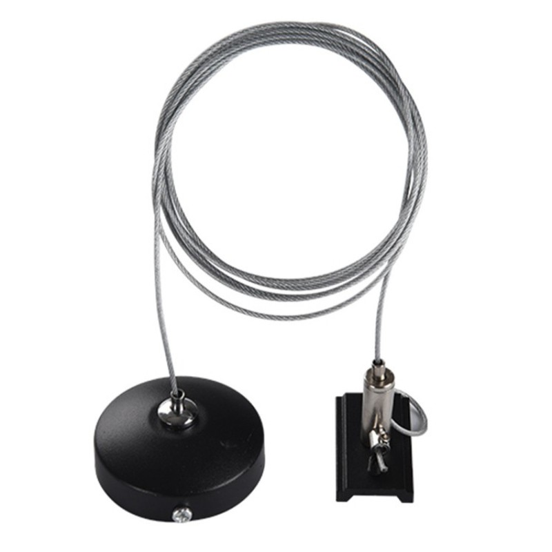 Zestaw do zawieszenia szynoprzewodu TRACK 1LINE PENDANT ACCESSORY 1,5m Czarny Zestaw do zawieszenia szynoprzewodu TRACK 1LINE PENDANT ACCESSORY 1,5m Czarny