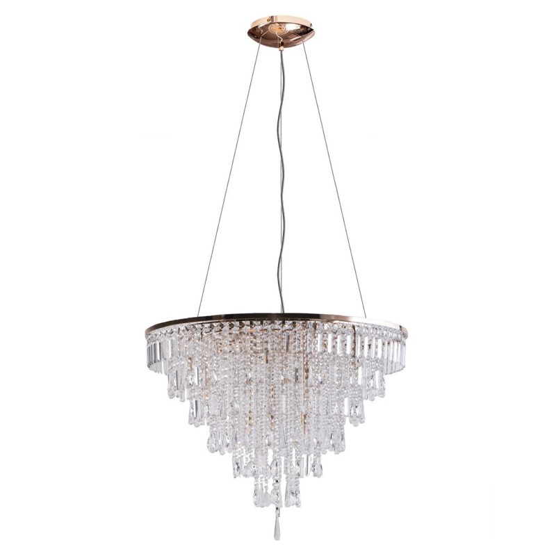 KALABRIA XL PENDANT Złoty / przezroczysty