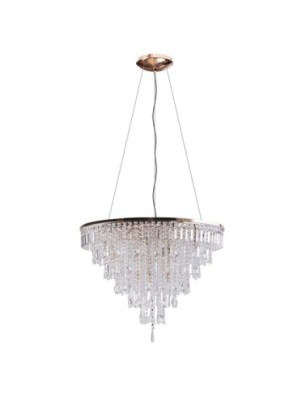 KALABRIA XL PENDANT Złoty / przezroczysty