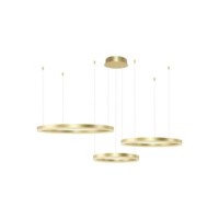 HALO PENDANT 100+80+60 CCT BK + REMOTE CONTROL Złoty