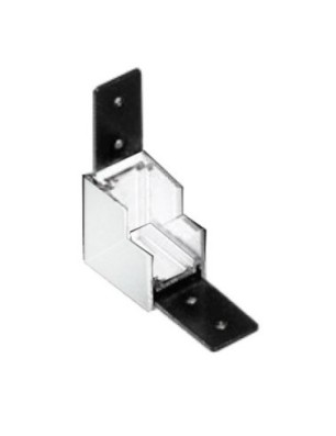 Alfa Złącze scienne L do szyny magnetycznej dwufazowej TRACK MAGNETIC 27 INNER CORNER90 Biały