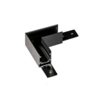 Alfa Złącze L do szyny magnetycznej dwufazowej TRACK MAGNETIC 27 CORNER 90  Czarny