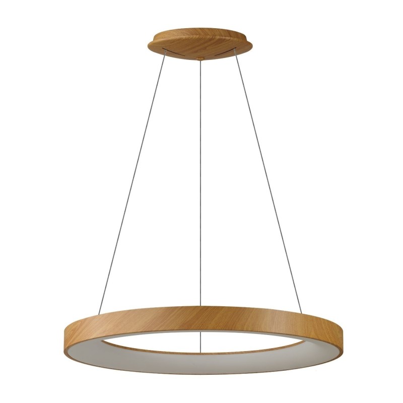 SANTANA PENDANT 80 CCT CO + REMOTE CONTROL Drewno / biały