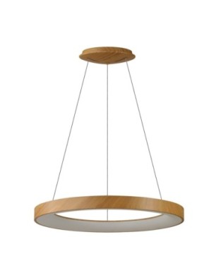 SANTANA PENDANT 80 CCT CO + REMOTE CONTROL Drewno / biały