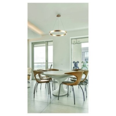 MARCO PENDANT 60 CCT WH + REMOTE CONTROL Złoty / biały