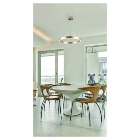 MARCO PENDANT 60 CCT WH + REMOTE CONTROL Złoty / biały