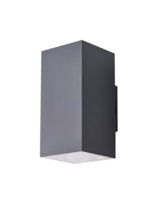 ROLAND 2 SQ WALL IP65 DGR Dark Gray