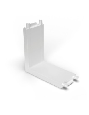 GAMMA TRACK MAGNETIC 5mm CORNER90 B BK Biały