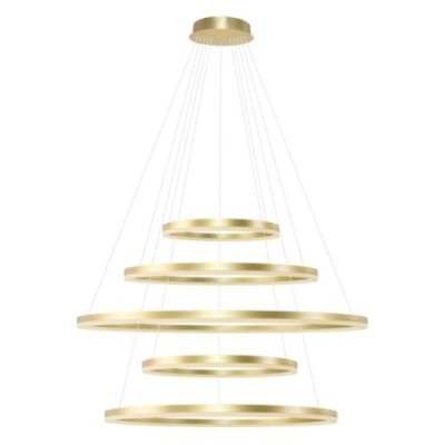 HALO PENDANT 150+120+100+80+60 CCT BK + REMOTE CONTROL Złoty