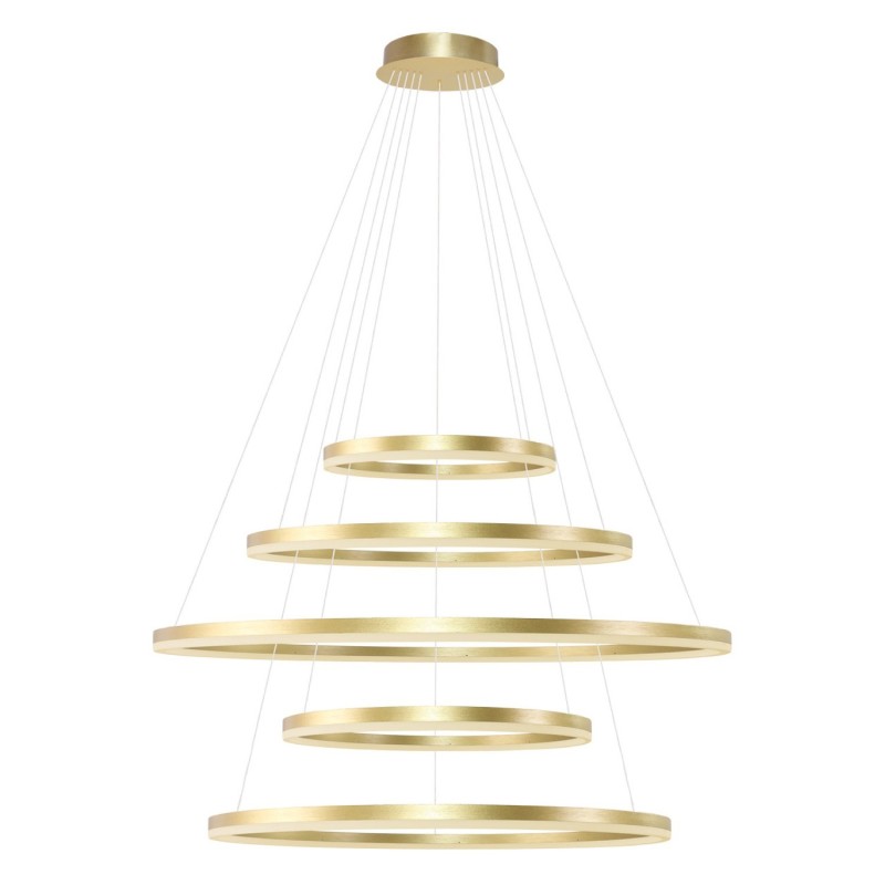 HALO PENDANT 150+120+100+80+60 CCT BK + REMOTE CONTROL Złoty