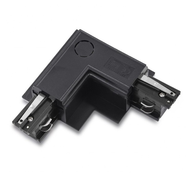 Zasilacz / złącze L lewe do szynoprzewodu podtynkowe TRACK 3LINE L CONNECTOR LEFT GIPS  Biały