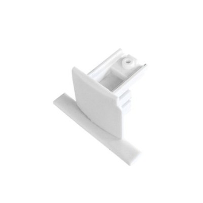 TRACK 3LINE END CAP GIPS Biały