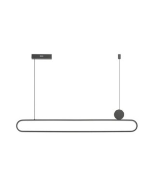 NICODEMO PENDANT CCT DIMM BK + REMOTE CONTROL