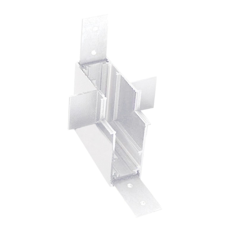 Alfa Złącze ścienne L do szyny magnetycznej dwufazowej ALFA TRACK MAGNETIC52 CORNER90 B GIPS1 WH Biały