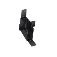 Alfa Złącze ścienne L do szyny magnetycznej dwufazowej ALFA TRACK MAGNETIC52 CORNER90 B GIPS1 WH Czarny