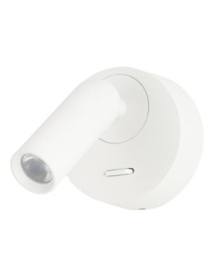 LUGANO ROUND WALL Biały