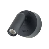 LUGANO ROUND WALL Czarny