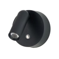 COMO ROUND WALL DIMM Czarny