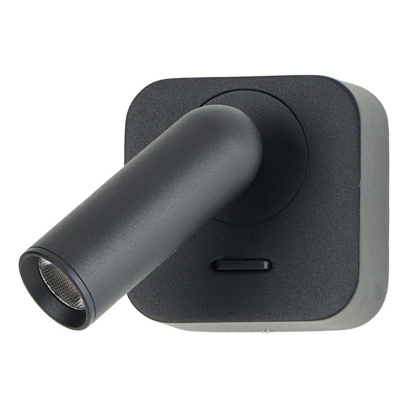 LUGANO SQUARE WALL Czarny